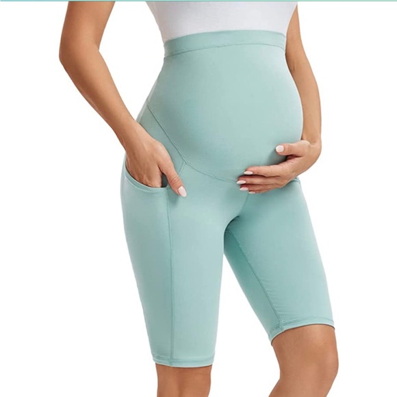 Maternity shorts-full panel - Picture 1 of 2